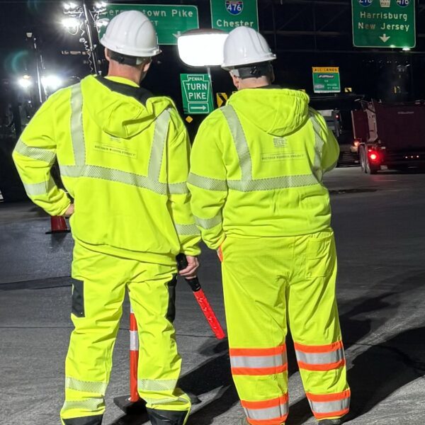 Workers For Warriors Traffic Control At Night